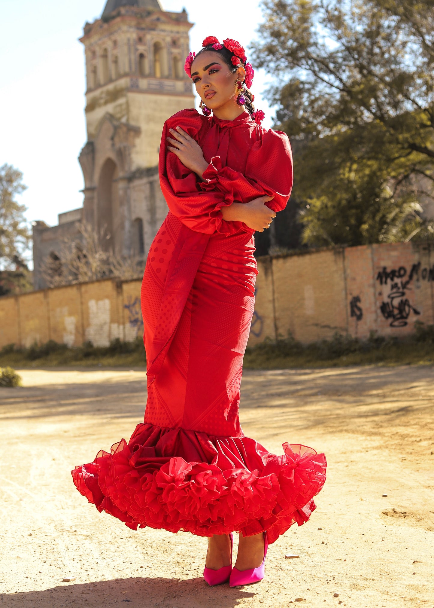 Traje de flamenca